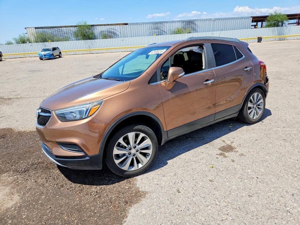 2017 Buick Encore VIN KL4CJASB3HB164299 COPART salvage auction — REAR END, Az - Cert Of Title - Salvage, sold $975 on 2026-07-31 (photo 1)