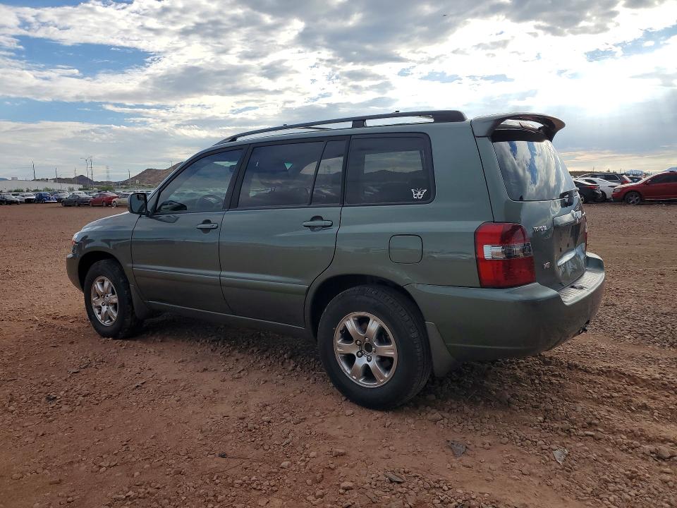 2007 Toyota Highlander VIN JTEDP21A370131512 COPART salvage auction — REAR END, Az - Cert Of Title - Salvage, sold $725 on 2026-07-28 (photo 2)