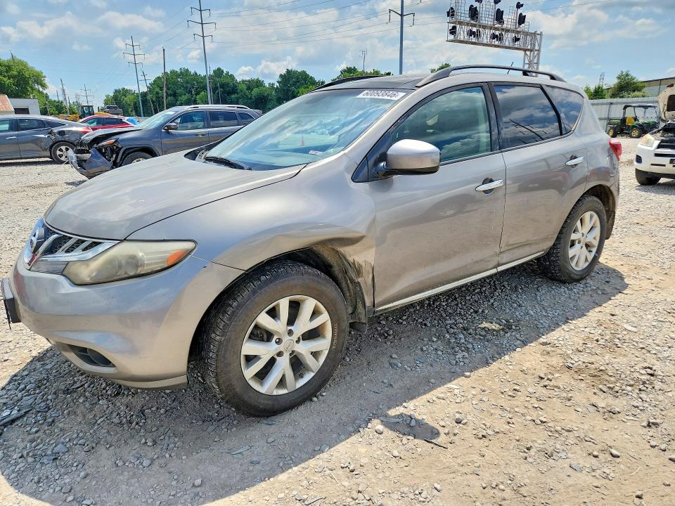 2011 Nissan Murano VIN JN8AZ1MW9BW151325 COPART salvage auction — FRONT END, OH - CERT OF TITLE-SALVAGE, sold $275 on 2026-07-17 (photo 1)