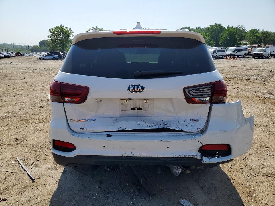 2019 Kia Sorento VIN 5XYPG4A36KG528648 COPART salvage auction — FRONT END, Md - Cert Of Salvage > 75% Damage, sold $1,500 on 2026-07-30 (photo 6)
