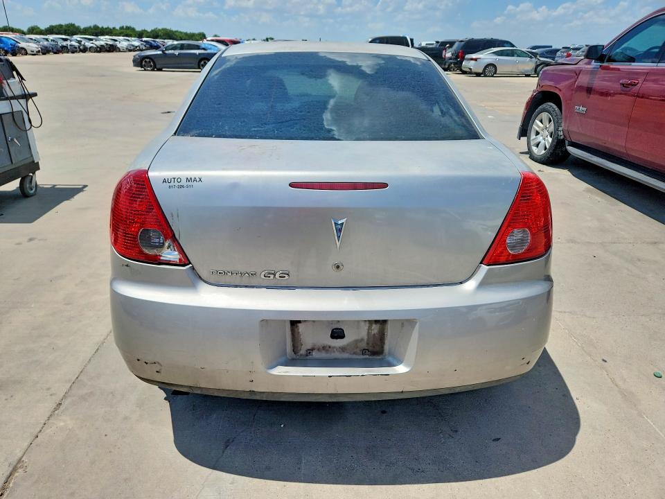 2008 Pontiac G6 VIN 1G2ZF57B184205653 COPART salvage auction — FRONT END, Tx - Salvage Vehicle Title, sold $150 on 2026-08-27 (photo 6)
