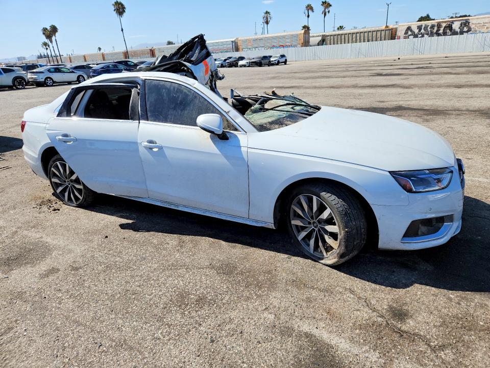 2021 Audi A4 VIN WAUABAF49MA069376 COPART salvage auction — ROLLOVER, Ca - Salvage Acquisition Billofsale, sold $2,600 on 2026-07-31 (photo 4)