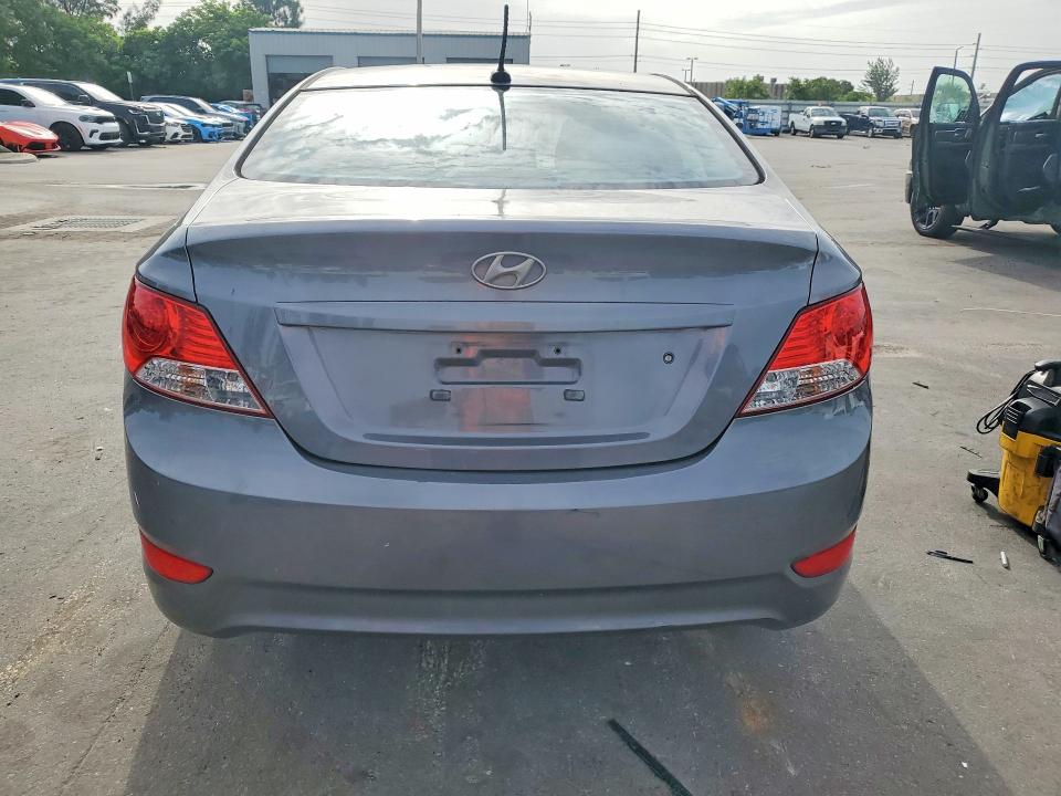 2014 Hyundai Accent VIN KMHCT4AE0EU637116 COPART salvage auction — FRONT END, Fl - Certificate Of Title (P), sold $1,000 on 2026-07-29 (photo 6)