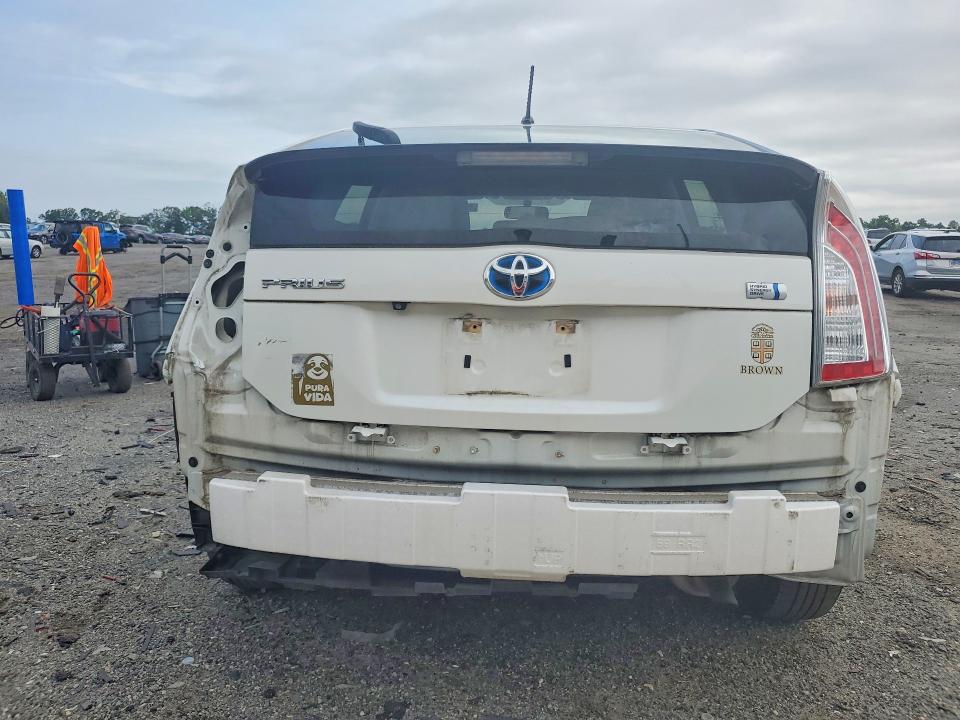 2015 Toyota Prius VIN JTDKN3DU9F1879459 COPART salvage auction — REAR END, Va - Cert Of Title - Salvage, sold $1,550 on 2026-07-22 (photo 6)