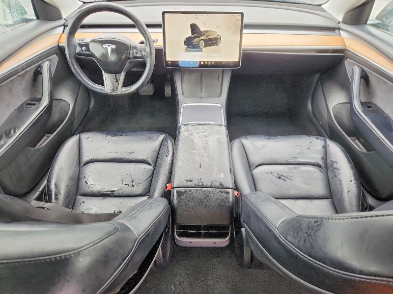 2022 Tesla Model 3 VIN 5YJ3E1EA9NF190718 COPART salvage auction — REAR END, Md - Cert Of Salvage > 75% Damage, sold $5,800 on 2026-07-17 (photo 8)