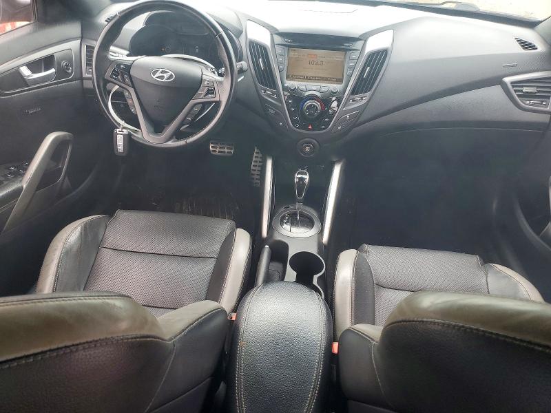 2016 Hyundai Veloster VIN KMHTC6AE1GU302736 COPART salvage auction — MINOR DENT/SCRATCHES, LA - CERTIFICATE OF TITLE, sold $1,250 on 2026-07-17 (photo 8)
