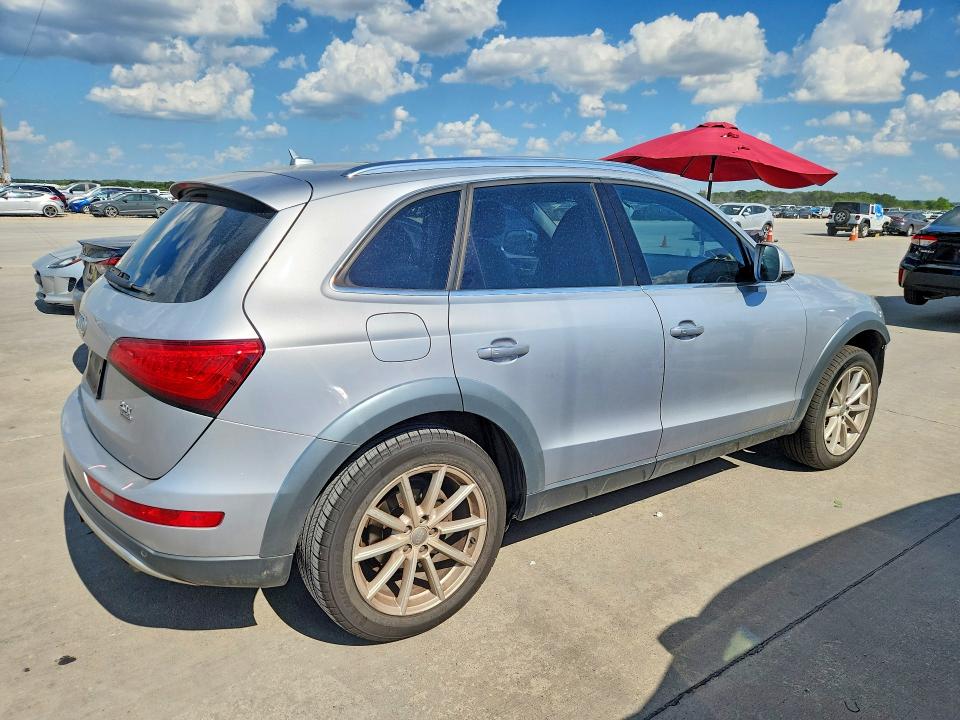 2017 Audi Q5 VIN WA1L2AFP1HA026463 COPART salvage auction — FRONT END, Tx - Salvage Vehicle Title, sold $2,850 on 2026-07-16 (photo 3)