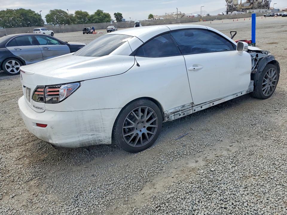 2010 Lexus Is 250c VIN JTHFF2C26A2509385 COPART salvage auction — FRONT END, CA - SALVAGE CERTIFICATE, sold $425 on 2026-07-28 (photo 3)