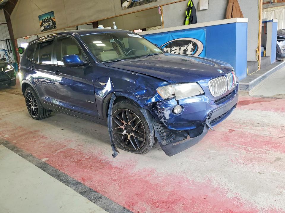 2011 BMW X3 VIN 5UXWX5C53BL713999 COPART salvage auction — FRONT END, NY - MV-907A SALVAGE CERTIFICATE, sold $175 on 2026-07-20 (photo 4)