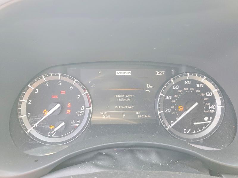 2021 Toyota VIN 5TDGZRBH7MS078242 COPART salvage auction — FRONT END, Pa - Certificate Of Salvage, sold $10,000 on 2026-07-13 (photo 9)