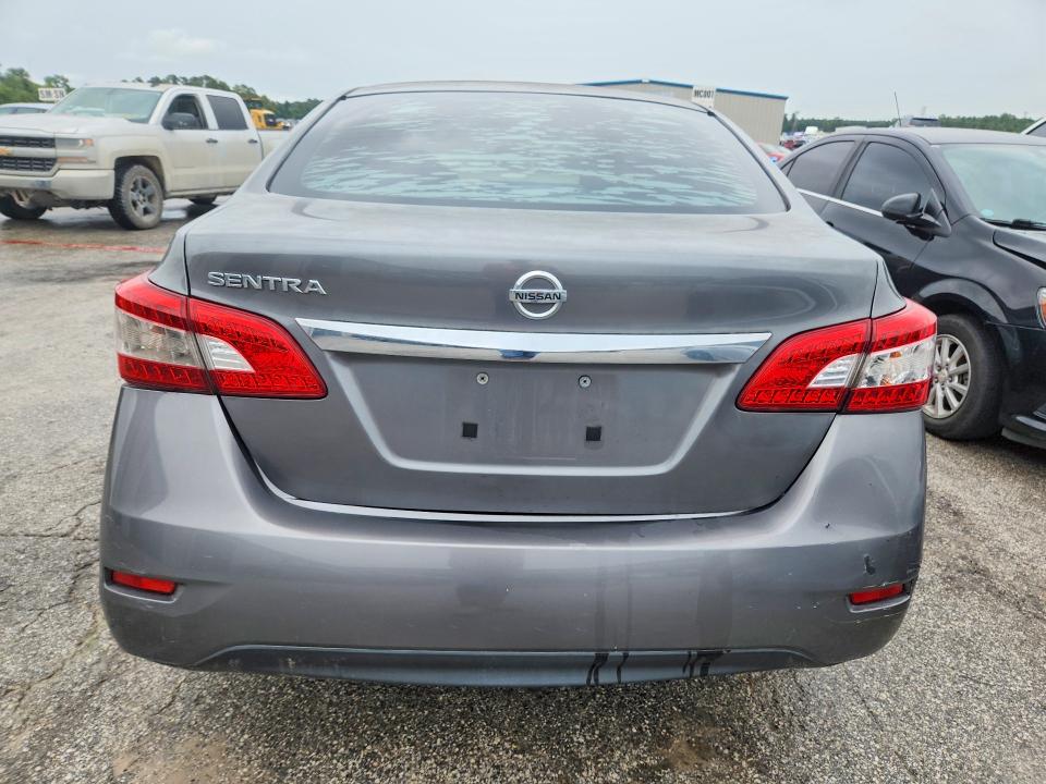 2015 Nissan Sentra VIN 3N1AB7AP7FY376764 COPART salvage auction — FRONT END, Tx - Certificate Of Title, sold $700 on 2026-07-31 (photo 6)