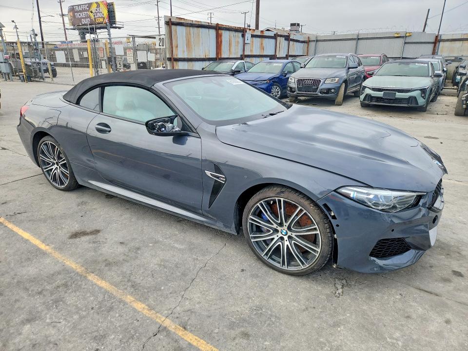 2020 BMW M8 VIN WBSDZ0C09LCD54567 COPART salvage auction — FRONT END, Ny - Mv-907A Salvage Certificate, sold $20,800 on 2026-07-29 (photo 4)