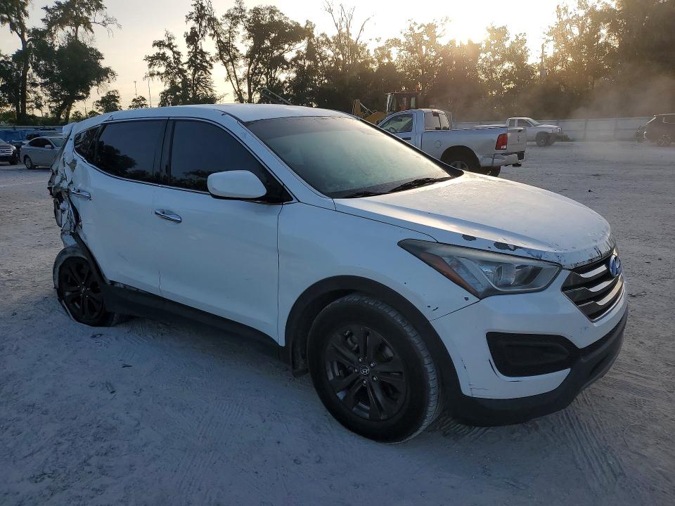 2013 Hyundai Santa fe VIN 5XYZT3LB3DG113518 COPART salvage auction — REAR END, Fl - Cert Of Title Slvg Rebuildable, sold $250 on 2026-07-28 (photo 4)