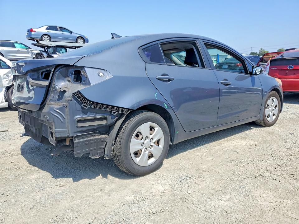 2015 Kia Forte VIN KNAFX4A63F5394568 COPART salvage auction — REAR END, Ca - Salvage Certificate, sold $1,200 on 2026-07-21 (photo 3)