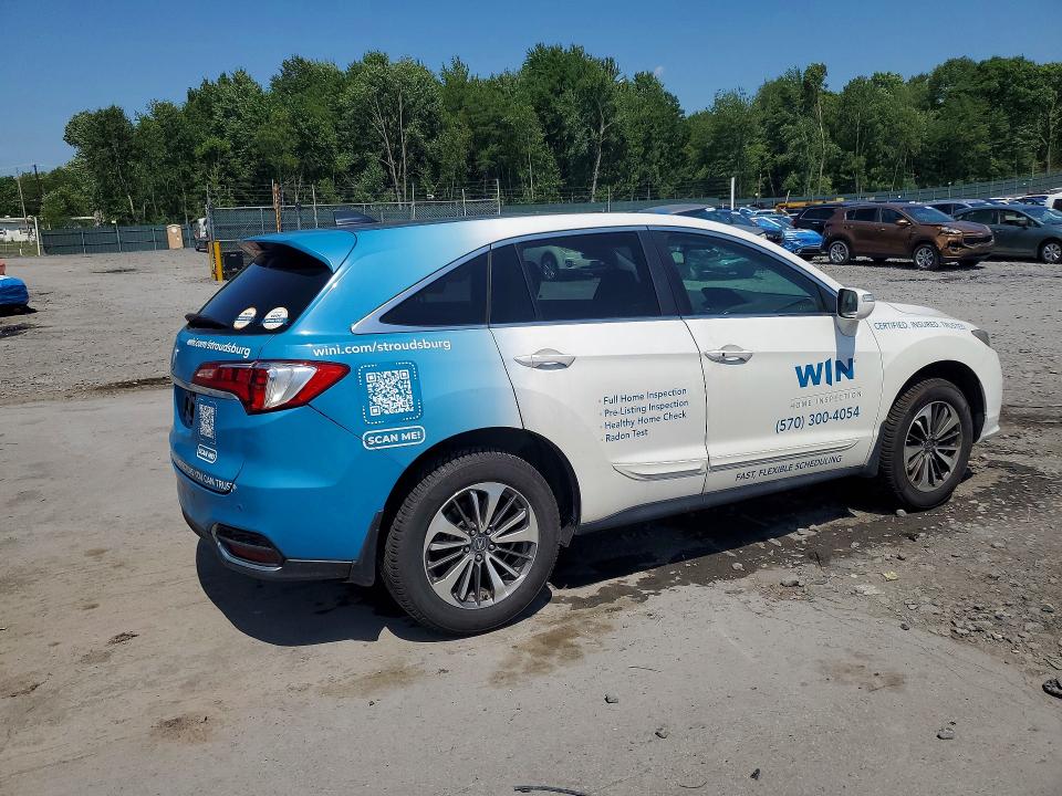2016 Acura Rdx VIN 5J8TB4H7XGL028284 COPART salvage auction — HAIL, Salvage Title, sold $400 on 2026-07-22 (photo 3)