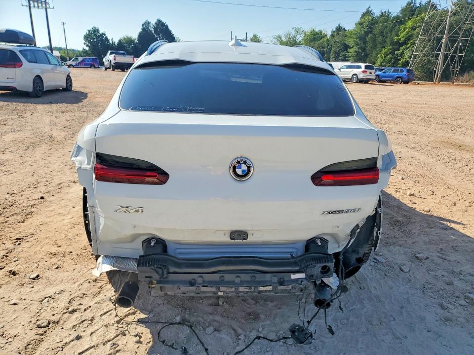 2021 BMW X4 VIN 5UX2V1C08M9H97399 COPART salvage auction — REAR END, Nc - Salvage Certificate Of Title, sold $16,000 on 2026-08-24 (photo 6)