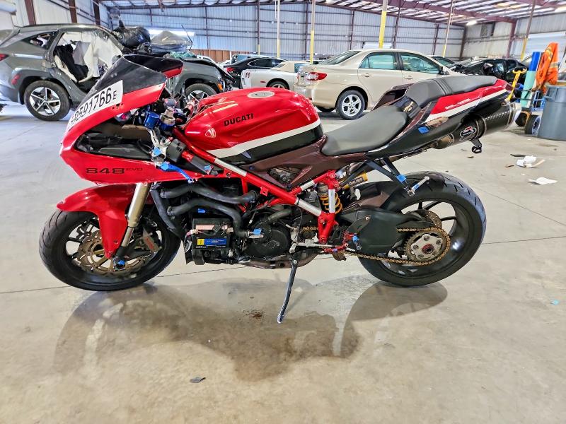 2012 Ducati Superbike VIN ZDM1XBMV0CB019355 COPART salvage auction — ALL OVER, FL - CERT OF TITLE SLVG REBUILDABLE, sold $2,950 on 2026-08-17 (photo 3)
