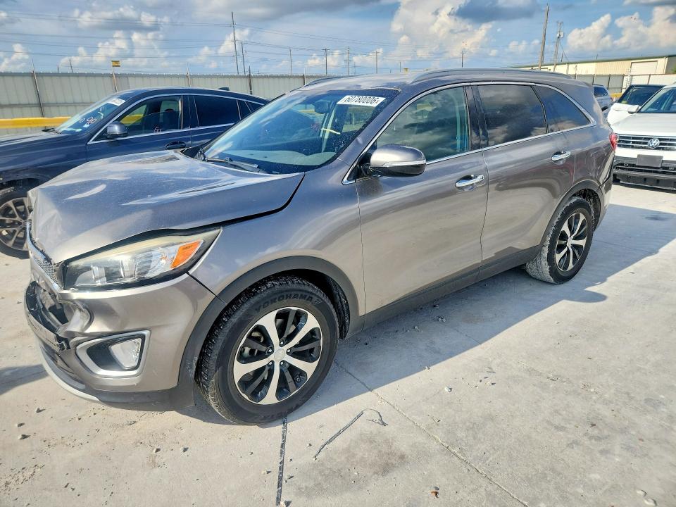 2016 Kia Sorento VIN 5XYPH4A19GG019527 COPART salvage auction — FRONT END, Tx - Salvage Vehicle Title, sold $250 on 2026-07-28 (photo 1)