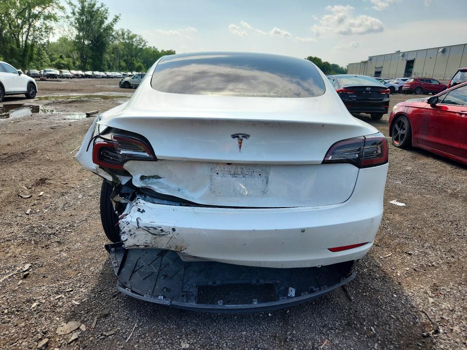 2021 Tesla VIN 5YJ3E1EA8MF987606 COPART salvage auction — REAR END, Ct - Cert Of Title-Salvage, sold $5,700 on 2026-07-17 (photo 6)
