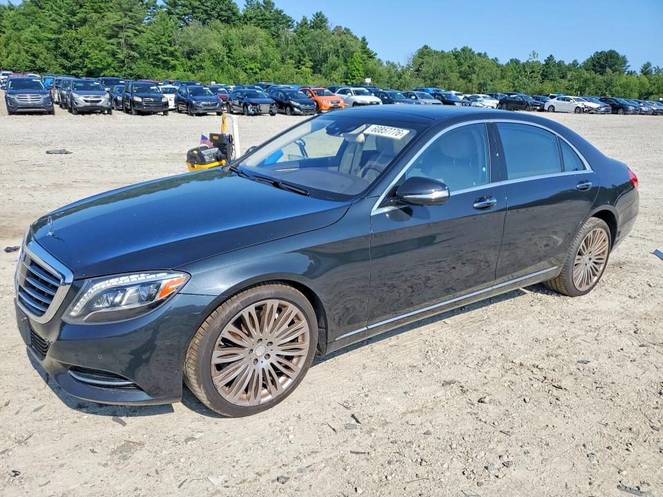 2016 Mercedes-benz S-klasse VIN WDDUG8FB4GA246385 COPART salvage auction — WATER/FLOOD, Ma - Cert Of Title-Reconstrctd Fld, sold $8,300 on 2026-08-10 (photo 1)