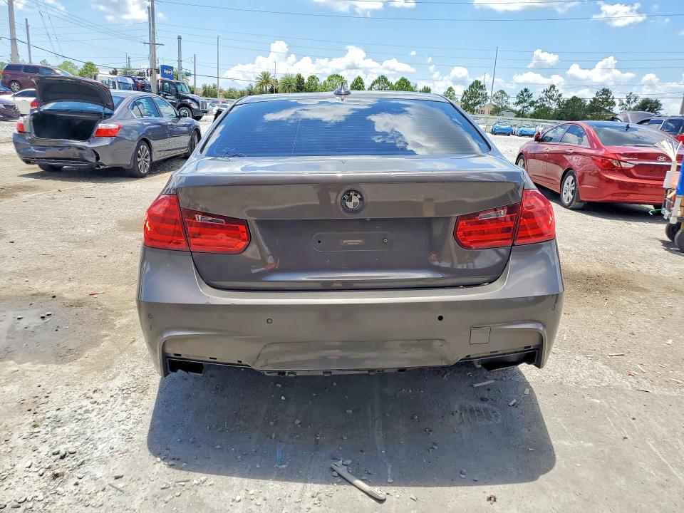 2015 BMW 3er VIN WBA3C3C55FP664434 COPART salvage auction — FRONT END, Fl - Certificate Of Destruction, sold $375 on 2026-07-17 (photo 6)