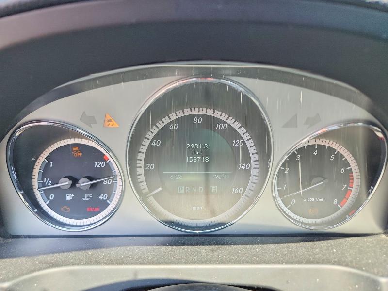 2011 Mercedes-benz C-klasse VIN WDDGF8BB2BR183268 COPART salvage auction — WATER/FLOOD, Ny - Mv907A-Flood Salvage, sold $450 on 2026-08-10 (photo 9)
