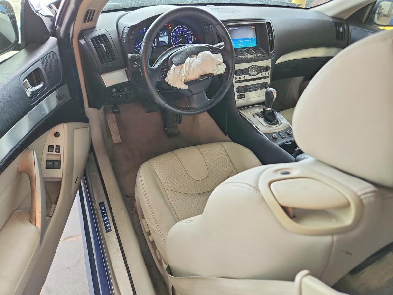 2013 Infiniti G VIN JN1CV6EL6DM981988 COPART salvage auction — FRONT END, Ne - Cert Of Title-Salvage, sold $575 on 2026-07-14 (photo 8)