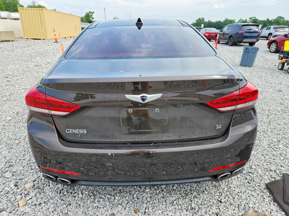 2015 Hyundai Genesis VIN KMHGN4JF9FU060026 COPART salvage auction — FRONT END, Oh - Cert Of Title-Salvage, sold $90 on 2026-07-21 (photo 6)