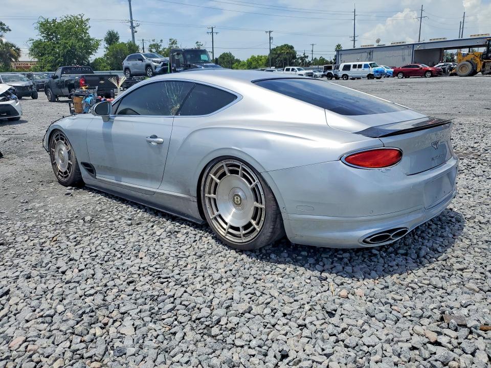 2020 Bentley Continental VIN SCBCG2ZG3LC076029 COPART salvage auction — ENGINE BURN, FL - CERT OF TITLE SLVG REBUILDABLE, sold $27,250 on 2026-07-27 (photo 2)