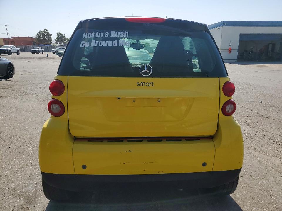 2010 Smart Fortwo VIN WMEEJ3BA0AK385352 COPART salvage auction — MINOR DENT/SCRATCHES, Nm - Certificate Of Title, sold $275 on 2026-07-14 (photo 6)