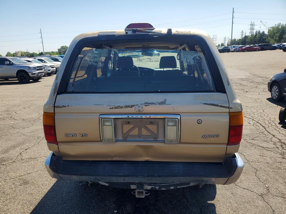 1995 Toyota 4runner VIN JT3VN39W9S0198455 COPART salvage auction — REAR END, CO - PUBLIC - SALVAGE TITLE (P), sold $275 on 2026-07-21 (photo 6)