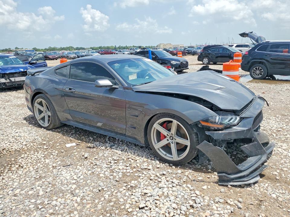 2020 Ford Mustang VIN 1FA6P8CF7L5124378 COPART salvage auction — FRONT END, Tx - Salvage Vehicle Title, sold $10,600 on 2026-08-20 (photo 4)