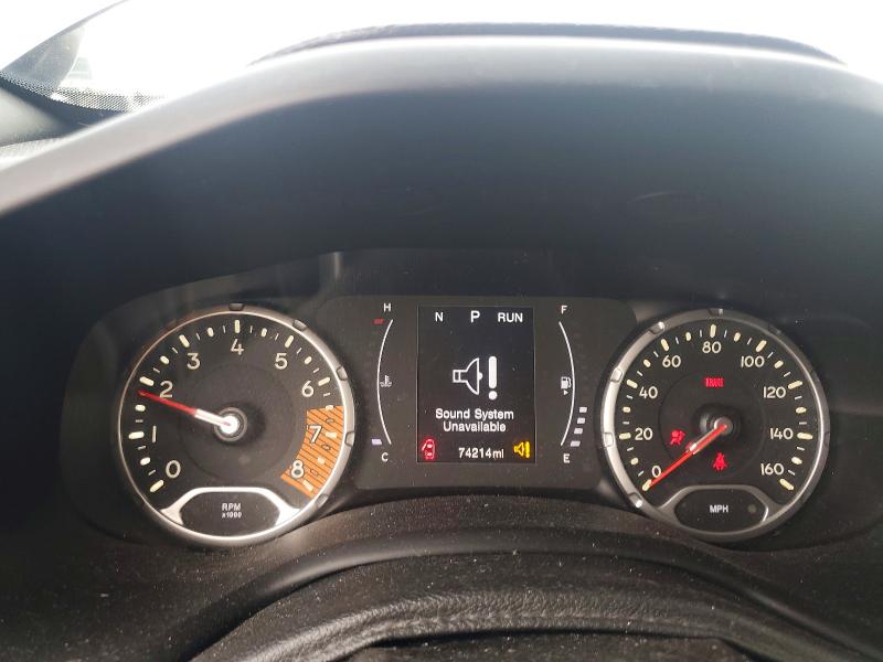 2020 Jeep Renegade VIN ZACNJBBB7LPL00739 COPART salvage auction — FRONT END, Oh - Cert Of Title-Salvage, sold $1,400 on 2026-08-14 (photo 9)