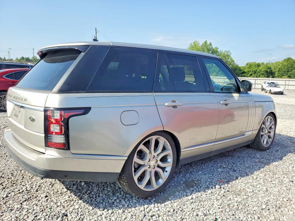 2016 Land rover RANGE ROVER VIN SALGS2EF9GA253476 COPART salvage auction — REAR END, Al - Certificate Of Title, sold $1,250 on 2026-07-28 (photo 3)