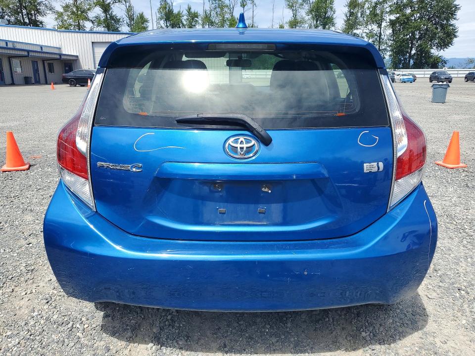 2015 Toyota Prius VIN JTDKDTB31F1106689 COPART salvage auction — REAR END, Wa - Bill Of Sale, sold $3,800 on 2026-07-27 (photo 6)