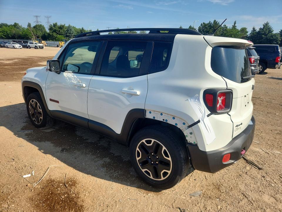 2017 Jeep Renegade VIN ZACCJBCB2HPF09869 COPART salvage auction — REAR END, Il - Salvage Certificate, sold $2,000 on 2026-08-18 (photo 2)