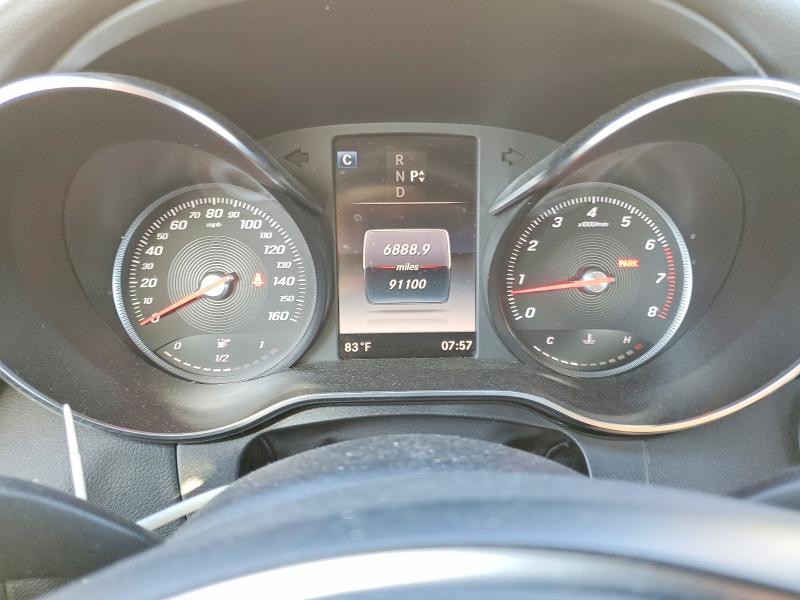 2018 Mercedes-benz C-klasse VIN WDDWF4JB9JR418768 COPART salvage auction — REAR END, Ca - Salvage Certificate, sold $6,600 on 2026-08-20 (photo 9)