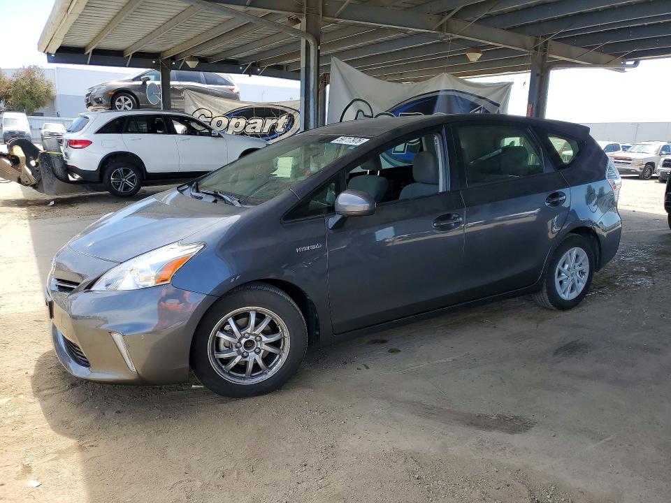 2014 Toyota Prius v VIN JTDZN3EU3E3309697 COPART salvage auction — SIDE, Ca - Salvage Certificate, sold $2,200 on 2026-07-28 (photo 1)