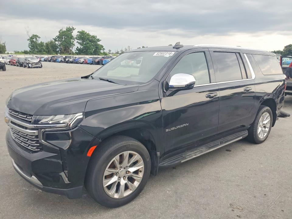 2023 Chevrolet Suburban VIN 1GNSCFKT2PR101256 COPART salvage auction — FRONT END, Fl - Certificate Of Title (P), sold $18,100 on 2026-07-30 (photo 1)