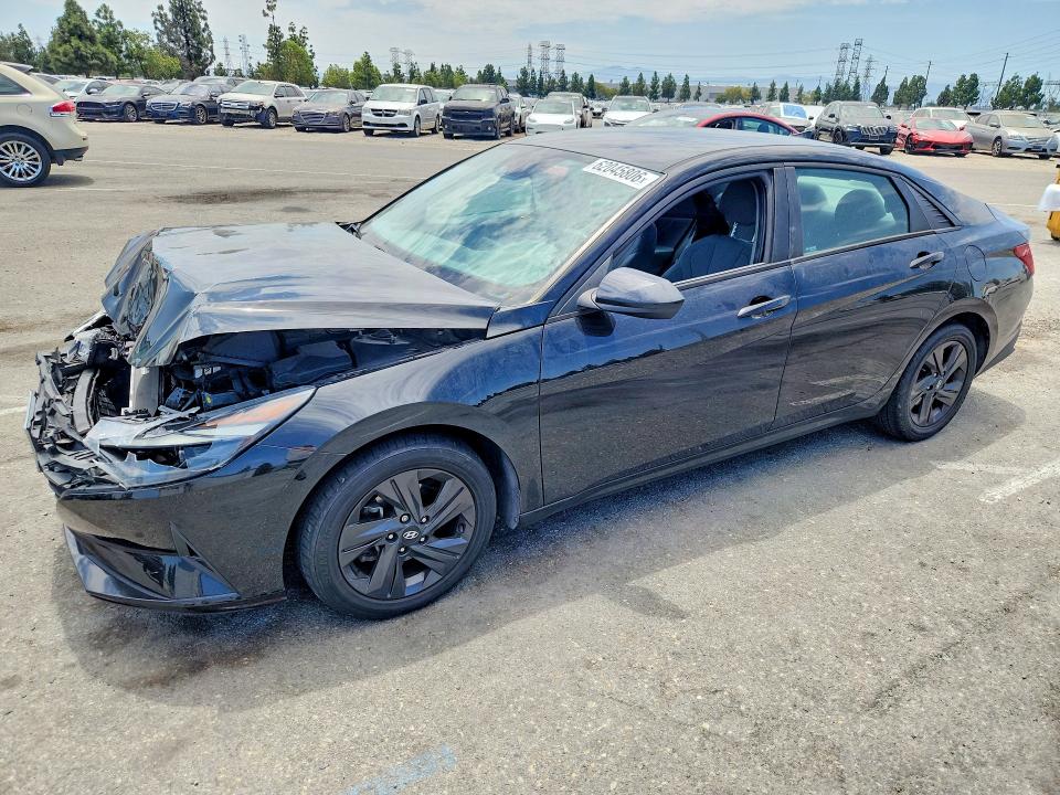 2021 Hyundai Elantra VIN 5NPLL4AG6MH014503 COPART salvage auction — FRONT END, Ca - Salvage Certificate, sold $3,150 on 2026-07-31 (photo 1)