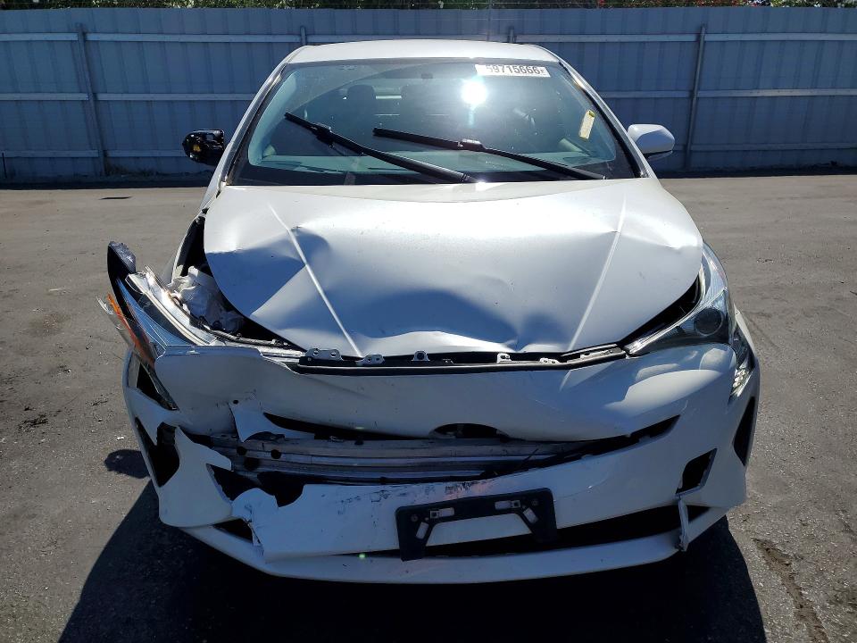 2016 Toyota Prius VIN JTDKBRFU7G3523669 COPART salvage auction — FRONT END, Ca - Salvage Certificate, sold $900 on 2026-07-30 (photo 5)