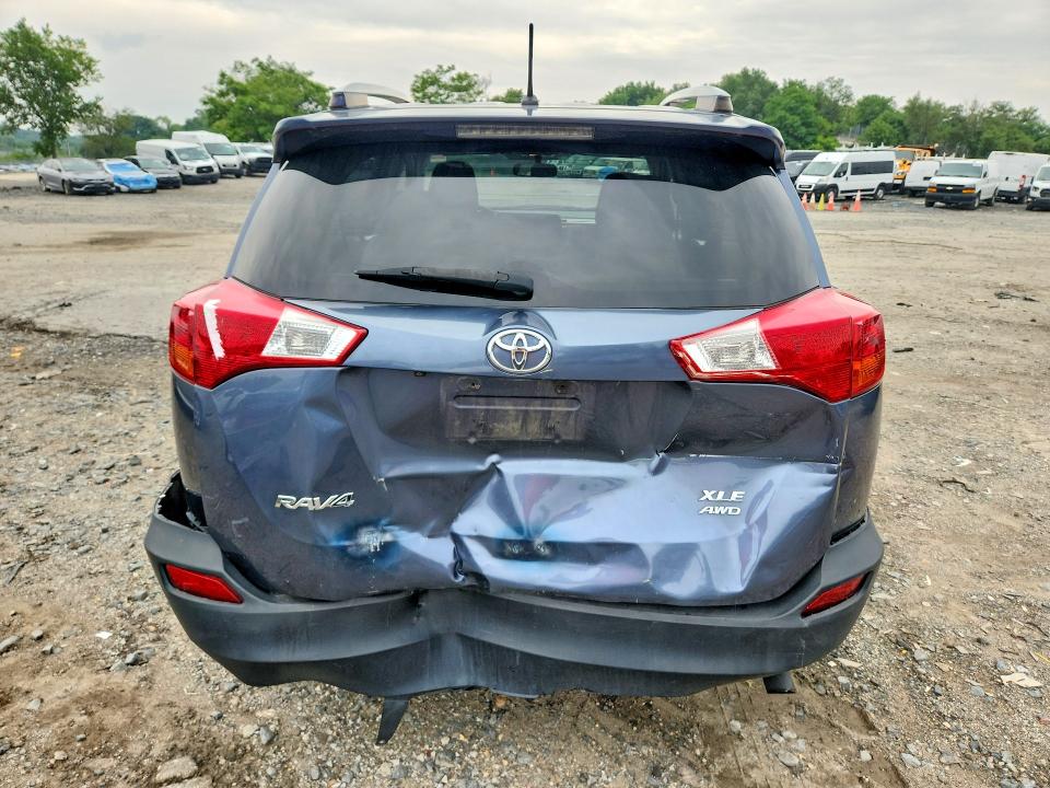 2013 Toyota Rav 4 VIN JTMRFREV3D5017446 COPART salvage auction — REAR END, Md - Cert Of Salvage > 75% Damage, sold $4,600 on 2026-07-16 (photo 6)