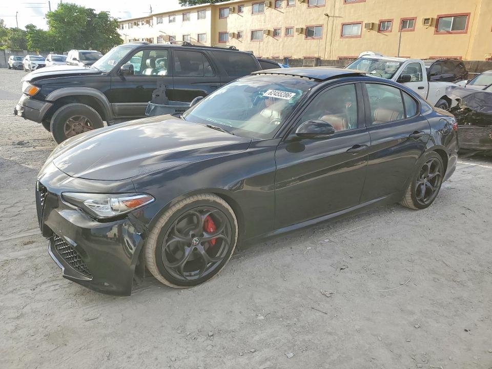 2017 Alfa romeo Giulia VIN ZARFAECN9H7539933 COPART salvage auction — FRONT END, Fl - Cert Of Title-Rebuilt (P), sold $1,650 on 2026-08-04 (photo 1)