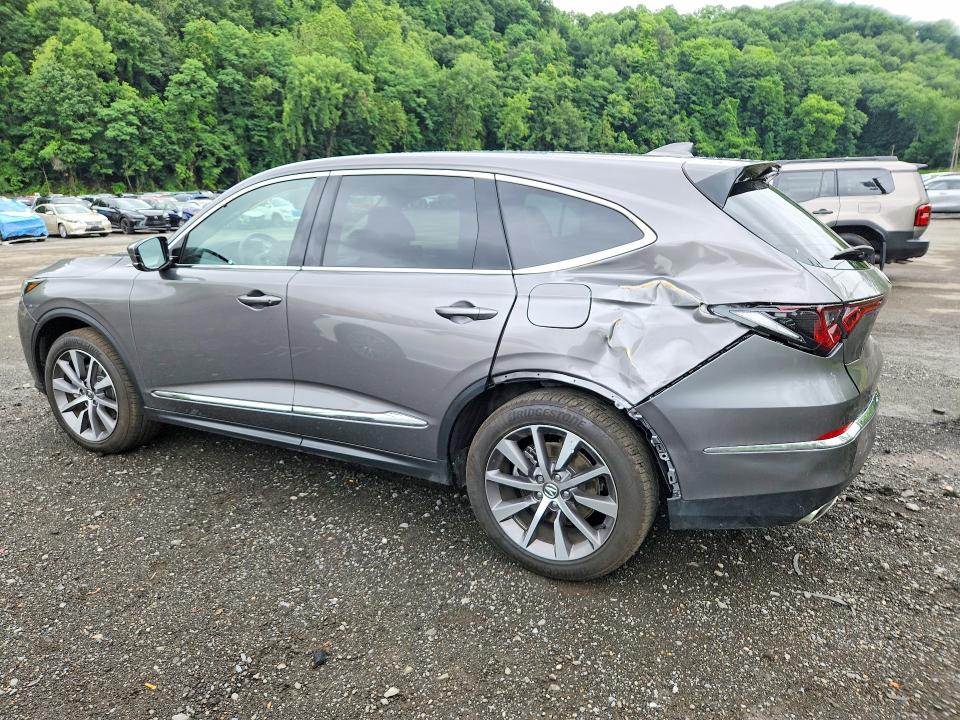 2025 Acura Mdx VIN 5J8YE1H43SL025804 COPART salvage auction — REAR END, Nj - Cert Of Title-Salvage, sold $21,300 on 2026-07-27 (photo 2)