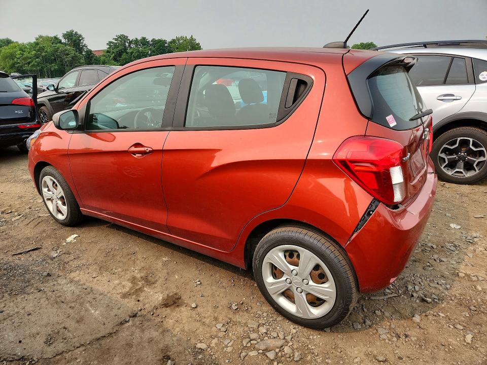 2021 Chevrolet Spark VIN KL8CB6SA0MC742590 COPART salvage auction — REAR END, CT - CERT OF TITLE-SALVAGE, sold $1,300 on 2026-07-31 (photo 2)