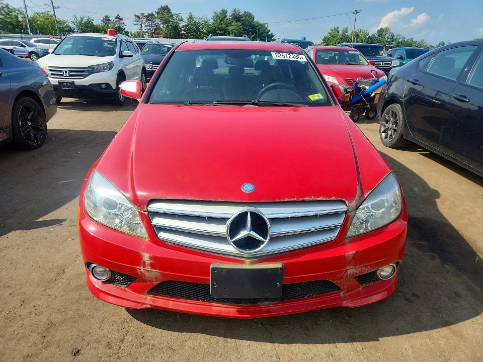 2009 Mercedes-benz C class VIN WDDGF81X89R076197 COPART salvage auction — MECHANICAL, Vt - Certificate Of Title, sold $625 on 2026-07-31 (photo 5)