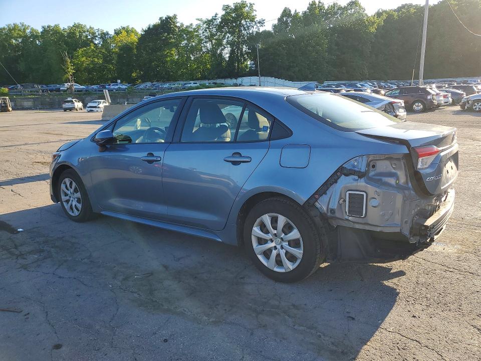 2020 Toyota Corolla VIN JTDEPRAE9LJ021654 COPART salvage auction — REAR END, Ny - Mv-907A Salvage Certificate, sold $3,100 on 2026-07-28 (photo 2)