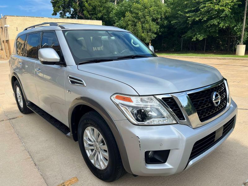 2018 Nissan Armada VIN JN8AY2ND7JX002961 COPART salvage auction — MINOR DENT/SCRATCHES, OK - CERTIFICATE OF TITLE (P), sold $2,000 on 2026-07-27 (photo 1)