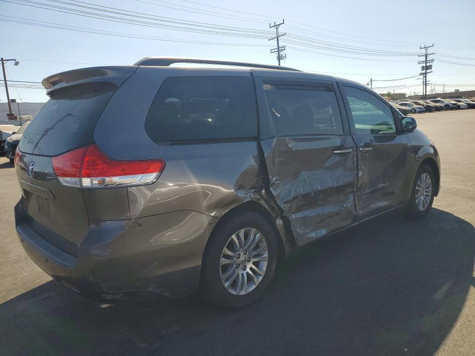 2011 Toyota Sienna VIN 5TDYK3DC4BS049320 COPART salvage auction — SIDE, Ca - Salvage Certificate, sold $1,950 on 2026-07-22 (photo 3)