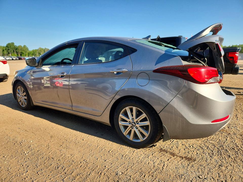 2015 Hyundai Elantra VIN KMHDH4AE8FU414541 COPART salvage auction — REAR END, On - Permit Salvage, sold $500 on 2026-07-23 (photo 2)